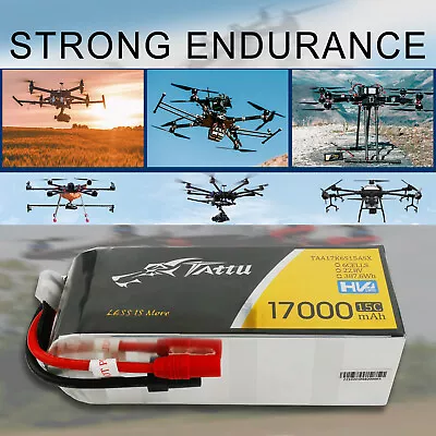 Tattu 17000mAh 15C 22.8V 6S LiPo Battery With AS150+XT150 Plug For UAV RC Drone • $356.99