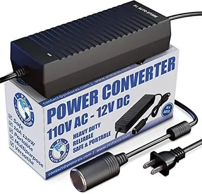 12V DC Power Converter PI Store Adapter 110V To 120V Transformer 10 Amp  • $20.92