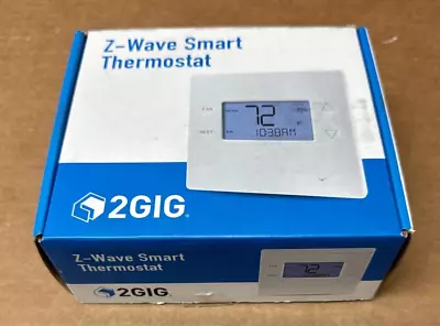 2GIG Z-Wave Plus 700 Programmable Thermostat (2GIG-STZ-1) • $39.99