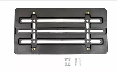 $6.85 • Buy Universal License Plate Tag Holder Mounting Relocator Adapter Bumper Kit Bracket
