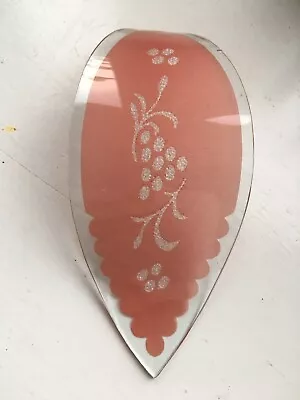 £14 • Buy 1 X Pink Glass Petal Hollywood Regency Lotus Tulip Cascade Lampshade Flower