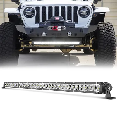 30inch Spot Flood Combo Single Row Offroad LED Fog Driving Roof Bumper Light Bar • $169.98