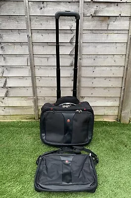 Wenger Swiss Gear Wheeled Laptop Case With Handle Travel Bag Cabin Bag Flight • £49.85