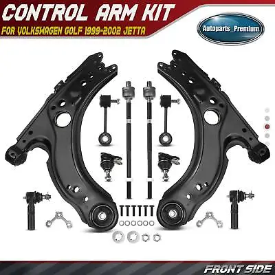 10x Front Control Arm W/Ball Joint Stabilizer Bar End Link Tie Rod End For Volks • $95.89