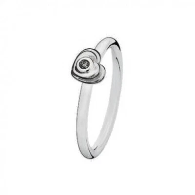 £6 • Buy Spinning Denmark Tempted Heart  Ring 925 Silver RRP£24 UK M