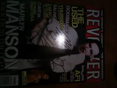 Revolver Magazine 2003 May Marilyn Manson Signed • $200