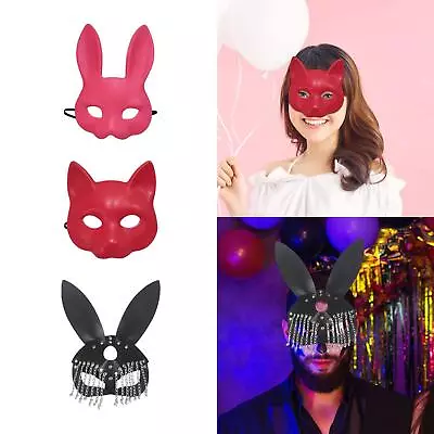 £6.13 • Buy Animal Masks Adults Masquerade Creative For Party Costume Accessories Decor