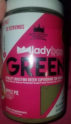 Lady Boss Super Greens Vitality Boosting Super Foods Drink Apple Pie Flavor • $40