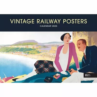 National Railway Museum Vintage Railway Posters A4 Calendar 2025 - Regional • £9.98