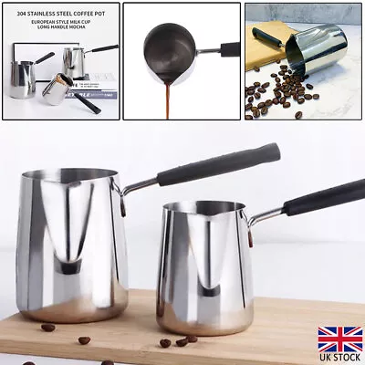 Stainless Steel Pouring Pot Candle Making Jug Pitcher Wax Melting DIY Tool UK • £9.33
