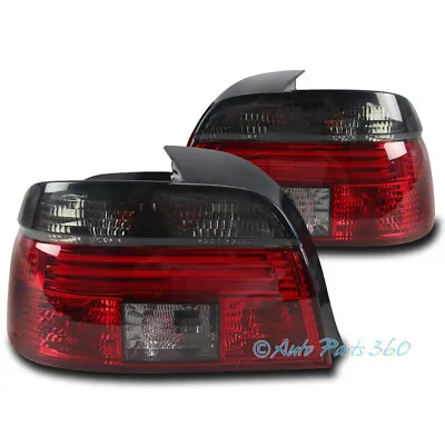 For 97-00 BMW 5 Series E39 528i 540i M5 Tail Brake Lights Lamps Red Smoked LH+RH • $81.95