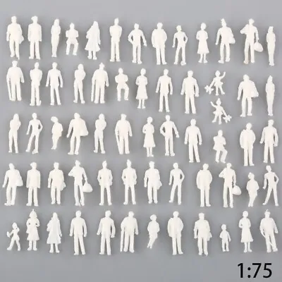 Gauge 1:75 Model Railway White People/Figures - Packs Of 50/100 Practical New • £3.37
