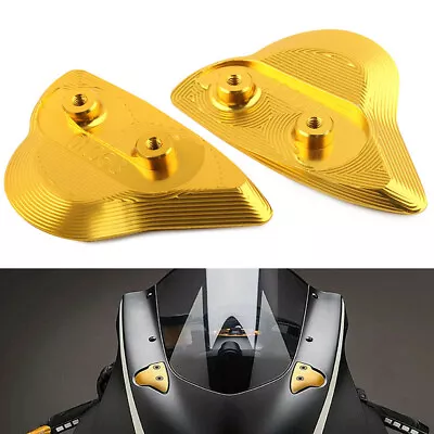 Rearview Mirror Block Off Base Plates Cover Fits Yamaha YZF-R6 YZFR6 2017-2020 • $18.65