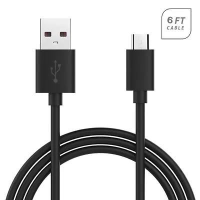 Black Color 5 Feet Long USB Data & Charger Cable Micro-USB Connector Cord Wire • $8.71