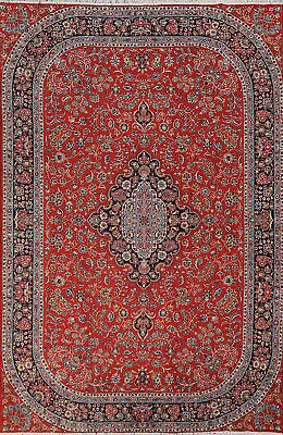 Living Room Turkish Floral Red 6x10 Ft Area Rug Soft Pile Carpet • $238.06