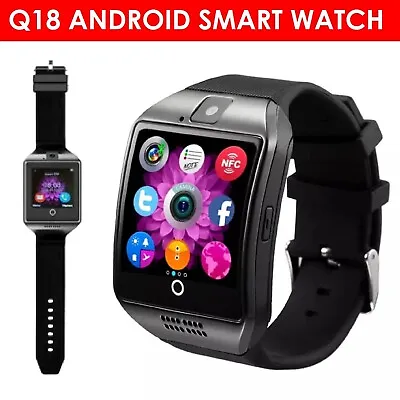 Waterproof Q18 Android Touchscreen Bluetooth Smart Watch For Men Women Kid Watch • $36.49