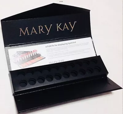 New In Package Mary Kay Consultant Black Lipstick Display Storage Case Organizer • $18.86