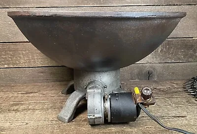 Vintage Coal Forge W/ Cast Aluminum Base And 12V Blower Fan • $158