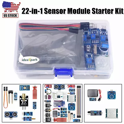 Electronics Component Basic Starter Kit 22-in-1 Sensor Module Kit For Arduino • $25.59