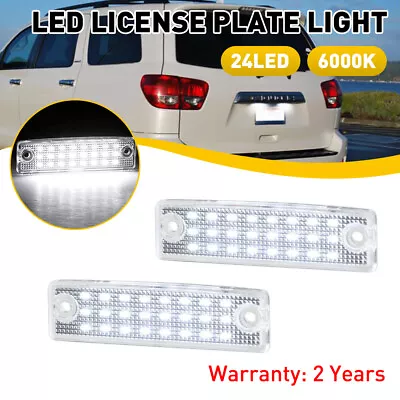 2x White LED License Plate Light Lamp For 1996-2022 Toyota 4Runner 01-22 Sequoia • $13.99