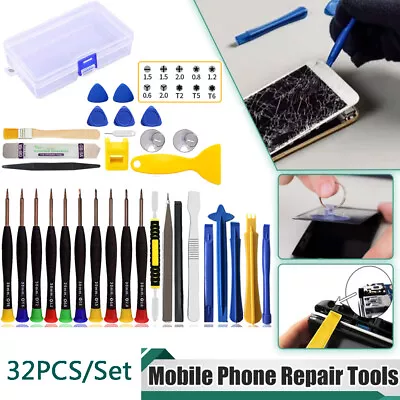 32Pcs/Set Disassembly Opening Tools Plastic Prying Screwdrivers For Phone Repair • $19.93