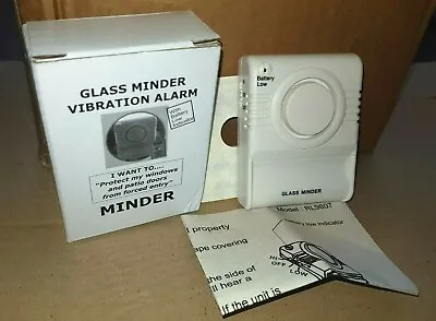 Glass Alarm Minder Vibration For Use On Doors Windows Batteries Included • £4.99