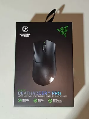 Razer DeathAdder V3 Pro Lightweight Wireless Ergonomic Esports Mouse - Black • $198.99