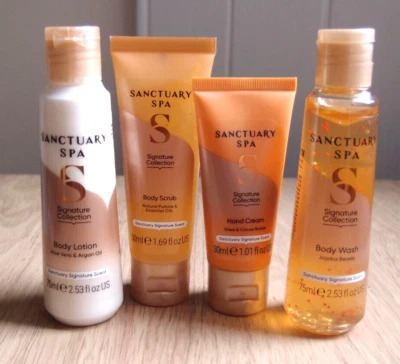 £8.99 • Buy Sanctuary Spa - Signature Collection. Body Lotion/Wash/Scrub & Hand Cream.
