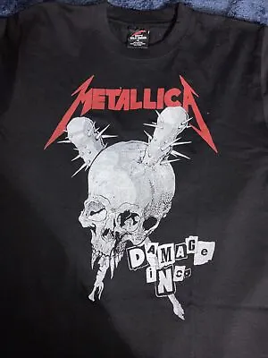 Vintage Metallica Shirt Size Medium 90s Punk Grunge Goth Rap Hip Hop Tee • $25.99