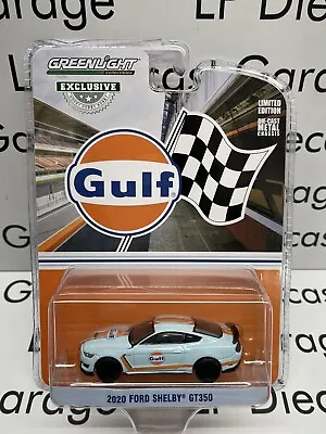GREENLIGHT 2020 Ford Mustang Shelby GT350 Gulf Hobby Exclusive NEW 1:64 Diecast • $12.99