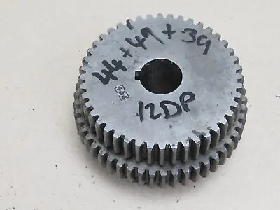 39T 40T 44T 12DP Triple Spur Gear 1  Keyed Bore For Lathe Milling Machine BLA2 • £51