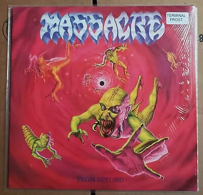 Massacre ‎– From Beyond LP WHITE  Vinyl  Ltd 100 Remastered FDR 2014 • $119.99