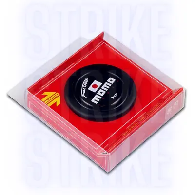 59mm MOMO Black Full Speed Steering Wheel Horn Button Sport Competition Tuning • $34.99