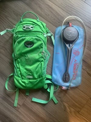 $35 • Buy Osprey Viper 5 Hydraulics Backpack For Biking Hiking Green (With 2L Bladder)