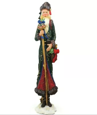 LENOX Bell Meister Pencil Santa Figurine 1996 • $44.99