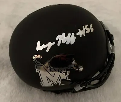 Bryce Huff Hand Signed Memphis Tigers Mini Helmet W/coa • $99.99