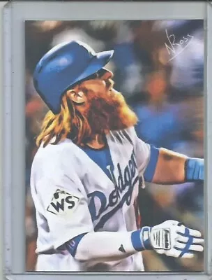 2017 Justin Turner Jt-1 Lad 2/3 Original Print Art Sketch Card Artist Signed • $35