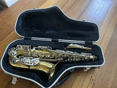 Vintage Lincoln Alto Saxophone Plays Well New Flight Case. • $550