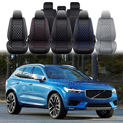 For Volvo XC60 XC40 XC90 Car 5 Seat Covers Luxury Full Set PU Front Rear Cushion • $98.64