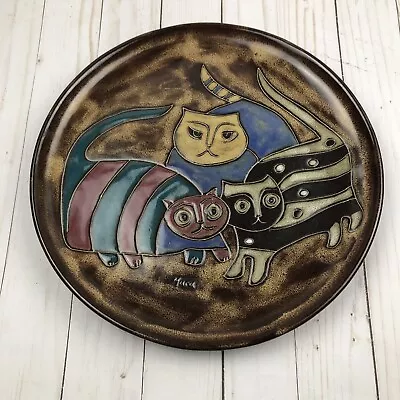 Vintage Mara Mexico Cat Platter Tray  • $48