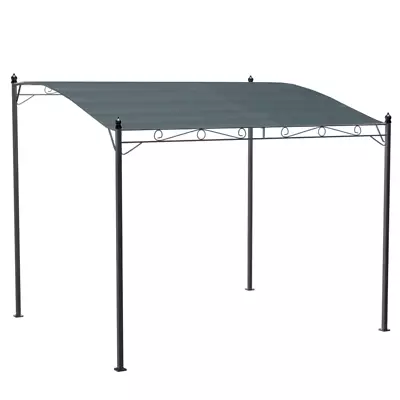 $116.70 • Buy Instahut Gazebo 3m Party Marquee Outdoor Wedding Tent Iron Art Canopy Grey
