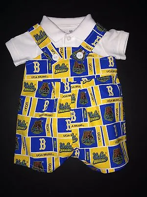 NCAA UCLA Bruins Baby Infant Toddler Boys Jumper Overalls * YOU PICK SIZE * • $22