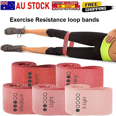 Loop Band Exercise Fabric Resistance Band For Legs And Booty Workout Hip Circle • $29.99