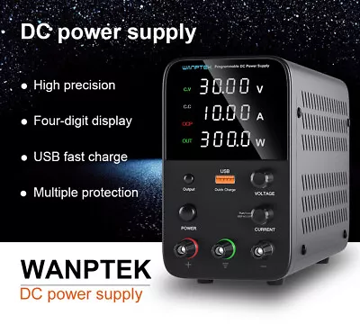  0~30V0~10A Adjustable Lab  DC Power Supply Variable Regulated Bench Switching • $67.44