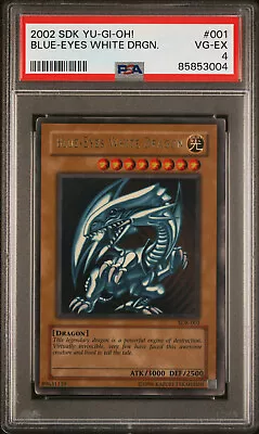 Yu-Gi-Oh! 2002 Starter Deck: Kaiba BLUE-EYES WHITE DRAGON SDK-001 - Graded PSA 4 • $19.50