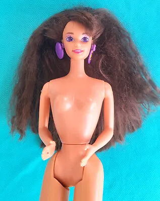 Vintage Barbie Paint 'N Dazzle Barbie Brunette Hair Doll Mattel • $15.99