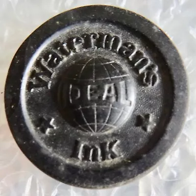 $28 • Buy WATERMAN’S TRAVELING INK CONTAINER BOTTLE STOPPER LID ONLY ANTIQUE PART Neocurio