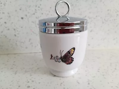 Royal Worcester King Size Egg Coddler Butterfly And Berries • £15.99