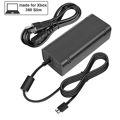 $17.99 • Buy AC Power Supply Brick Charger Adapter Cable Cord For Microsoft Xbox 360 Slim PSU