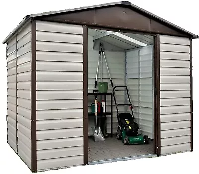 800 Returned Yardmaster Shiplap Metal Shed - Maximum External Size 9'11 X 12'4  • £379.99